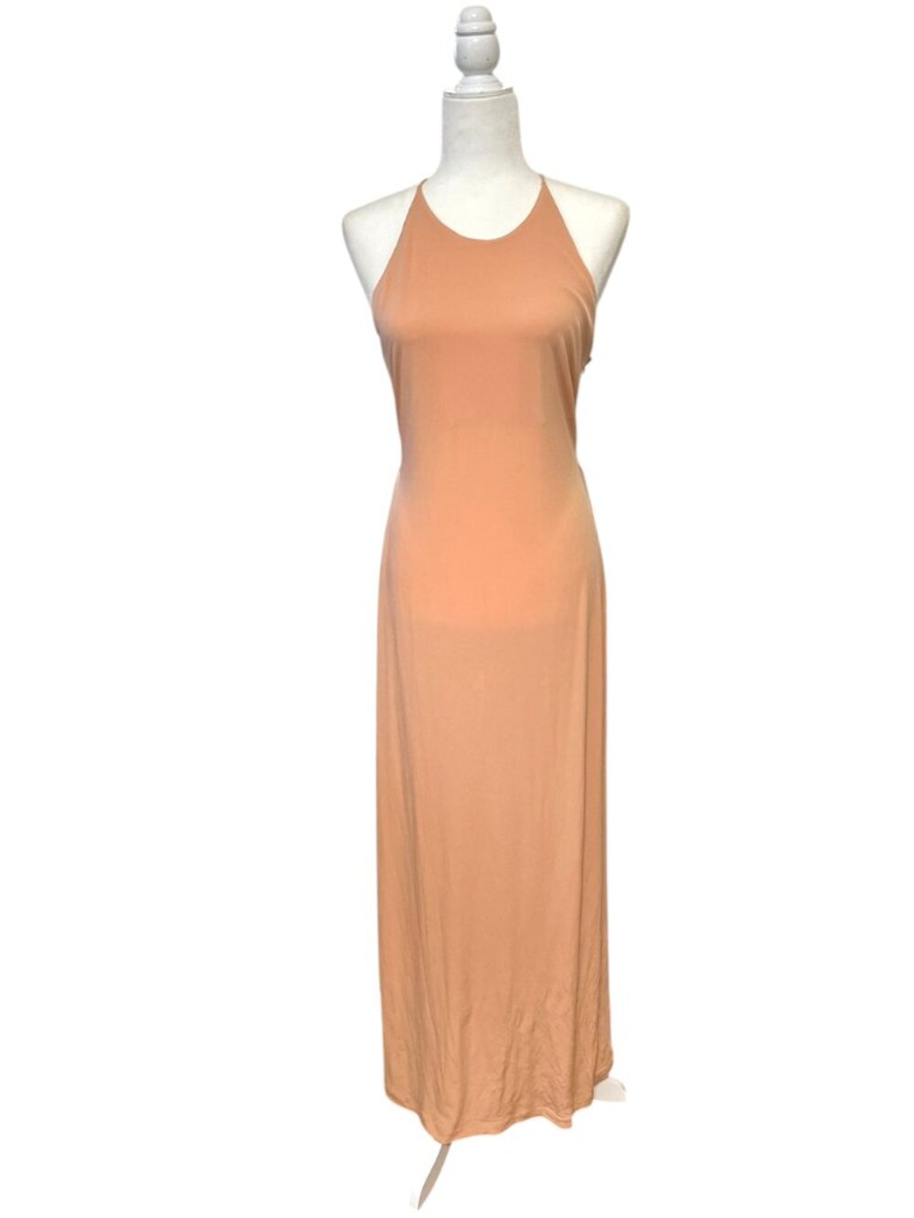 Francisco Costa for Calvin Klein Open Back Bodycon Maxi Dress US 6
